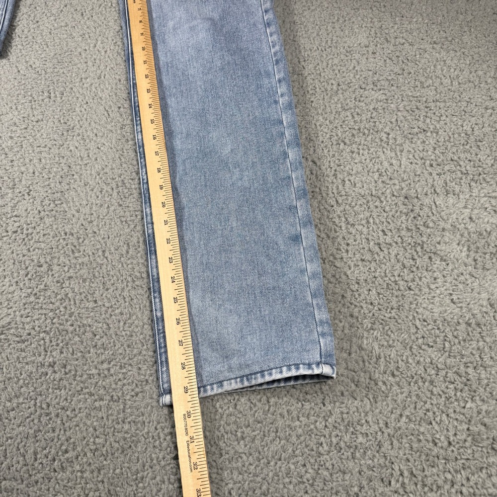 Pacsun 90s Boyfriend Jeans Size 24 Butterfly Light Wash High Rise - Picture 6 of 11